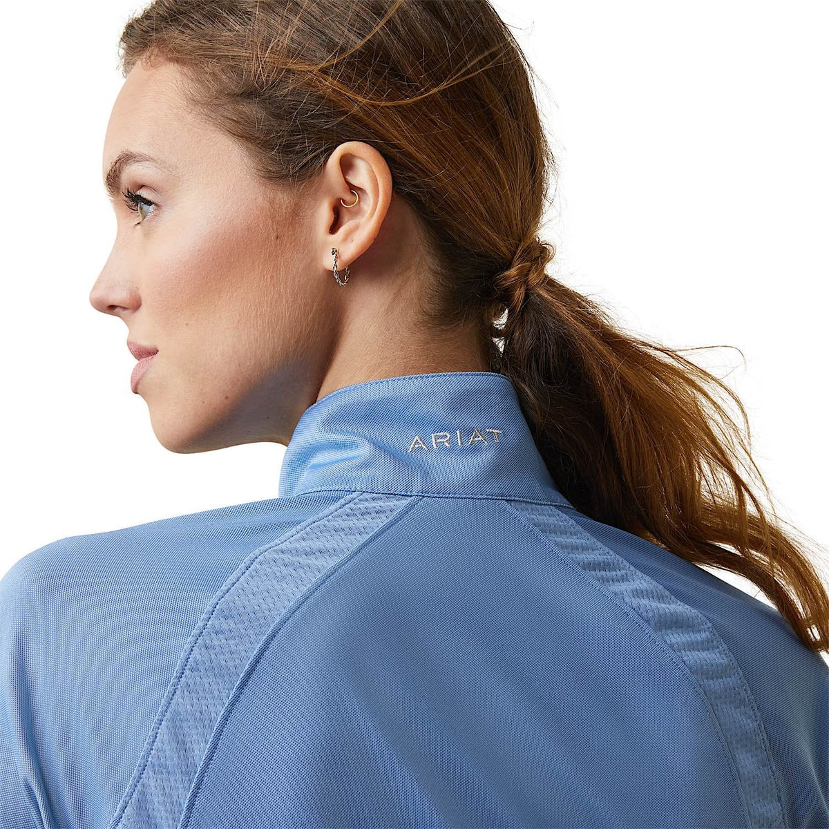 Ariat Womens Sunstopper 2.0 1/4 Zip Ashleigh Blue - Ariat Womens Tops