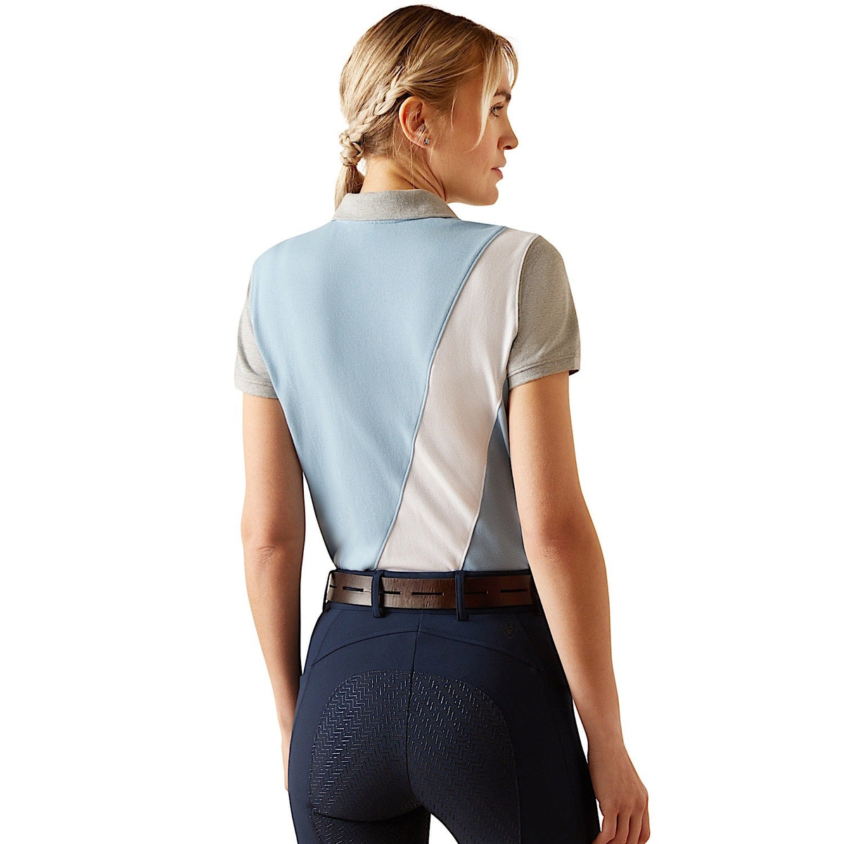 Ariat Women’s Taryn Polo Sky Blue - Ariat Womens Tops