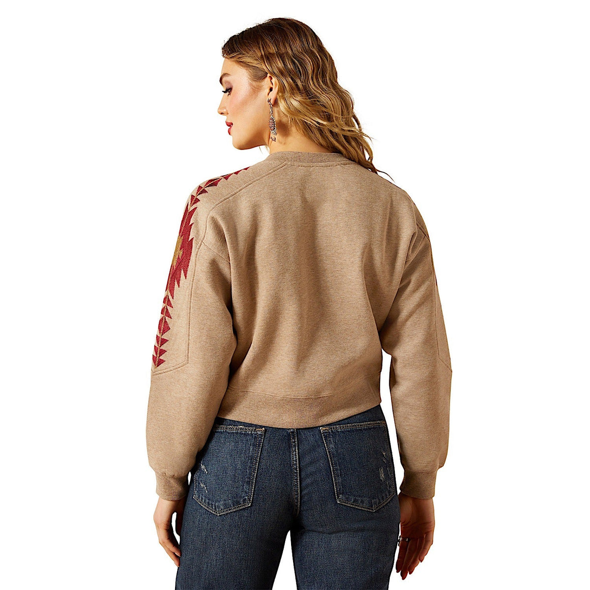 Ariat Womens Tatonka Sweatshirt - Brown Heather