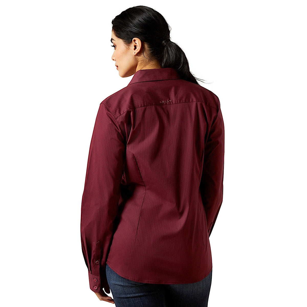 Ariat Women’s Team Kirby Stretch Shirt - Port Royale Stripe