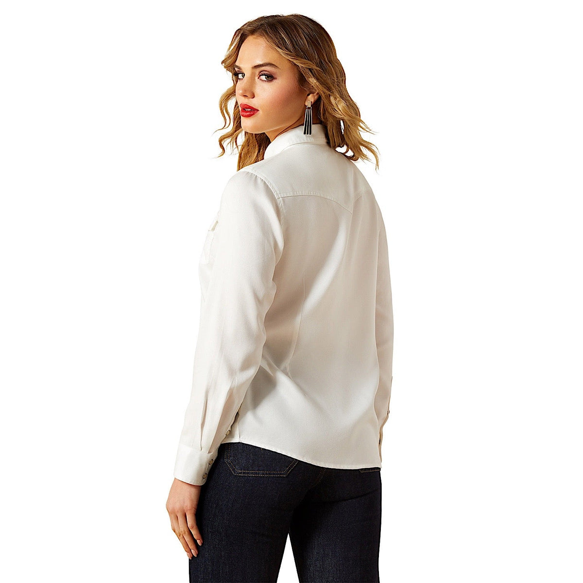 Ariat Womens Timeless Western Shirt - Cloud Dancer