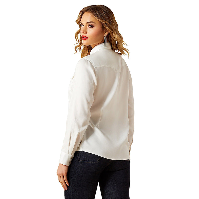 Ariat Womens Timeless Western Shirt - Cloud Dancer