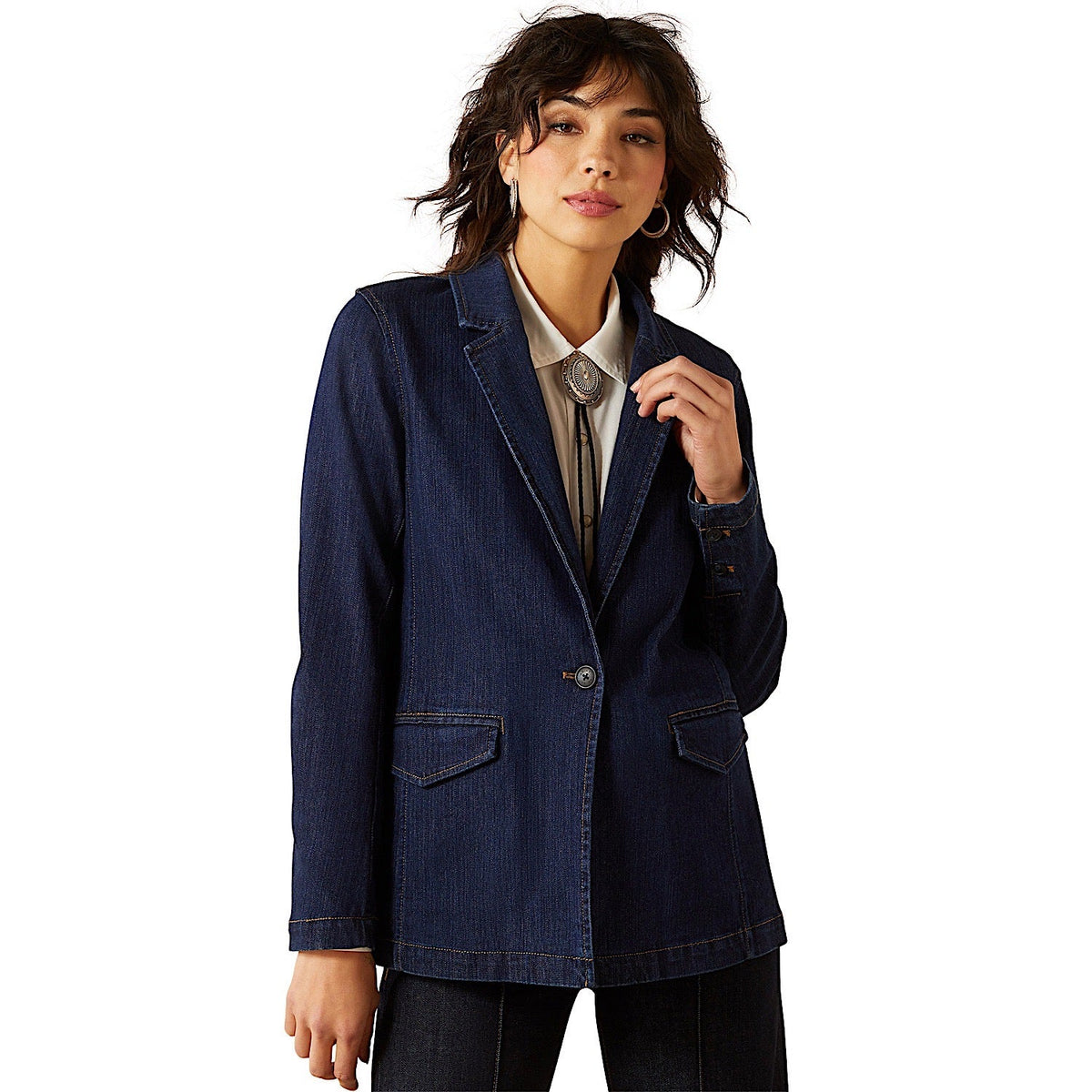 Ariat Womens Tourist Blazer - Rinse