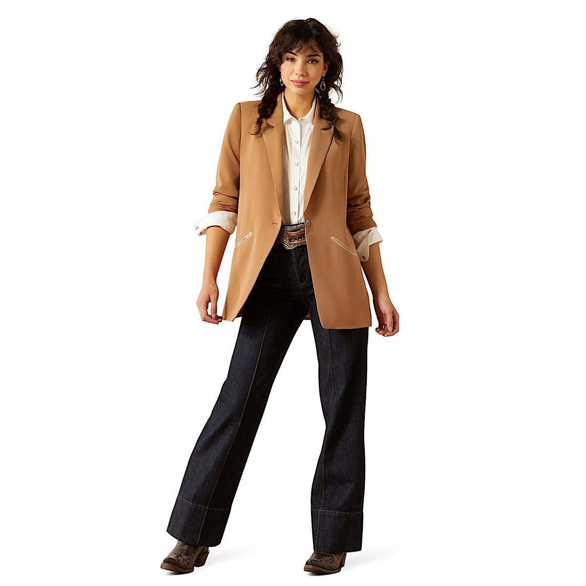 Ariat Womens Trailblazer Blazer - Toasted Coconut