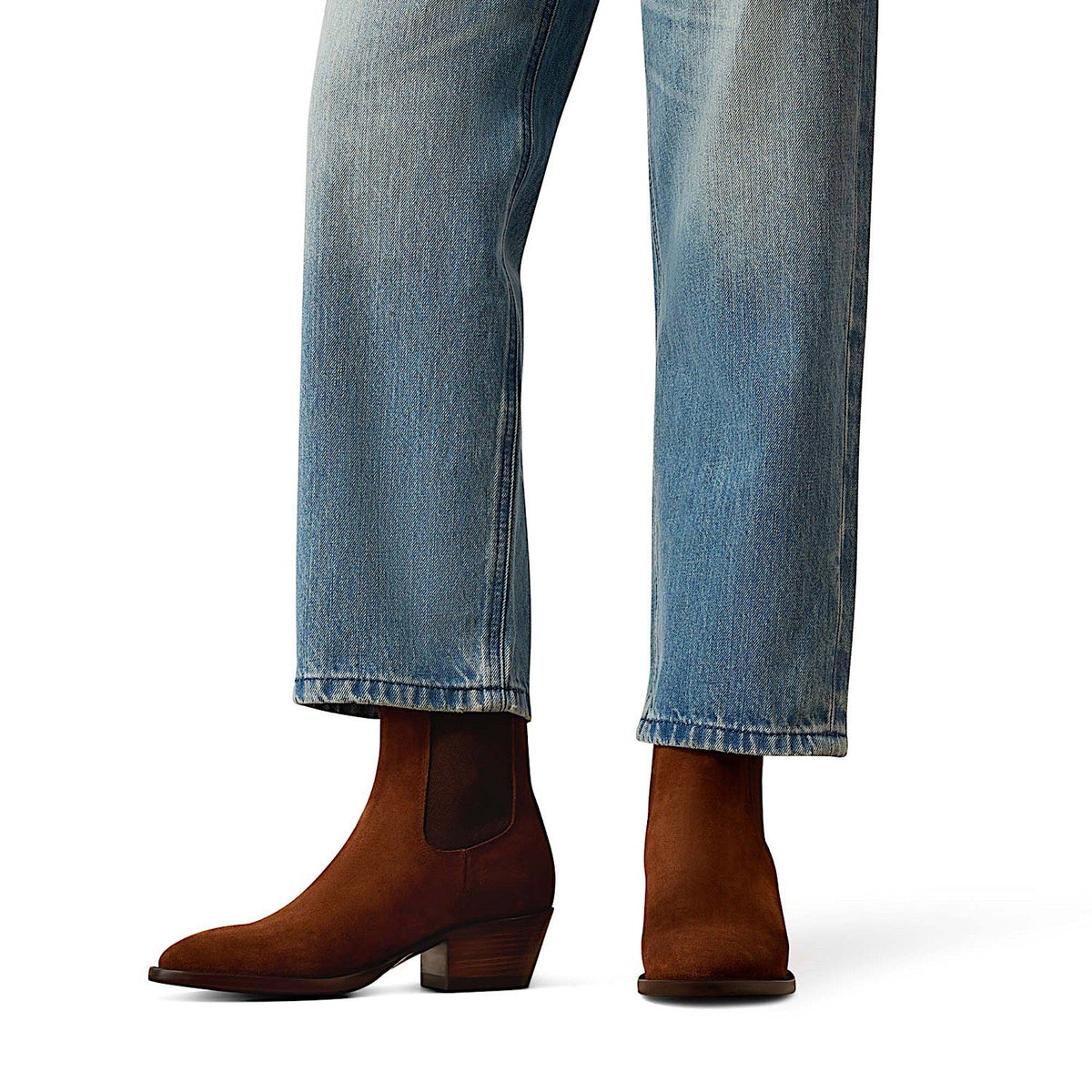 Ariat Womens Ultra High Rise Cheyenne Yoke Tomboy Straight Leg Jeans - Candy
