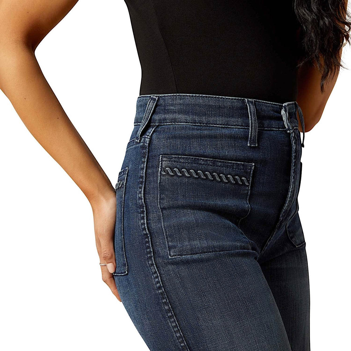 Ariat Womens Ultra High Rise Jill Wide Leg Jeans - Pasadena