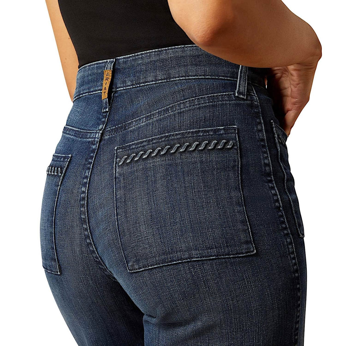 Ariat Womens Ultra High Rise Jill Wide Leg Jeans - Pasadena