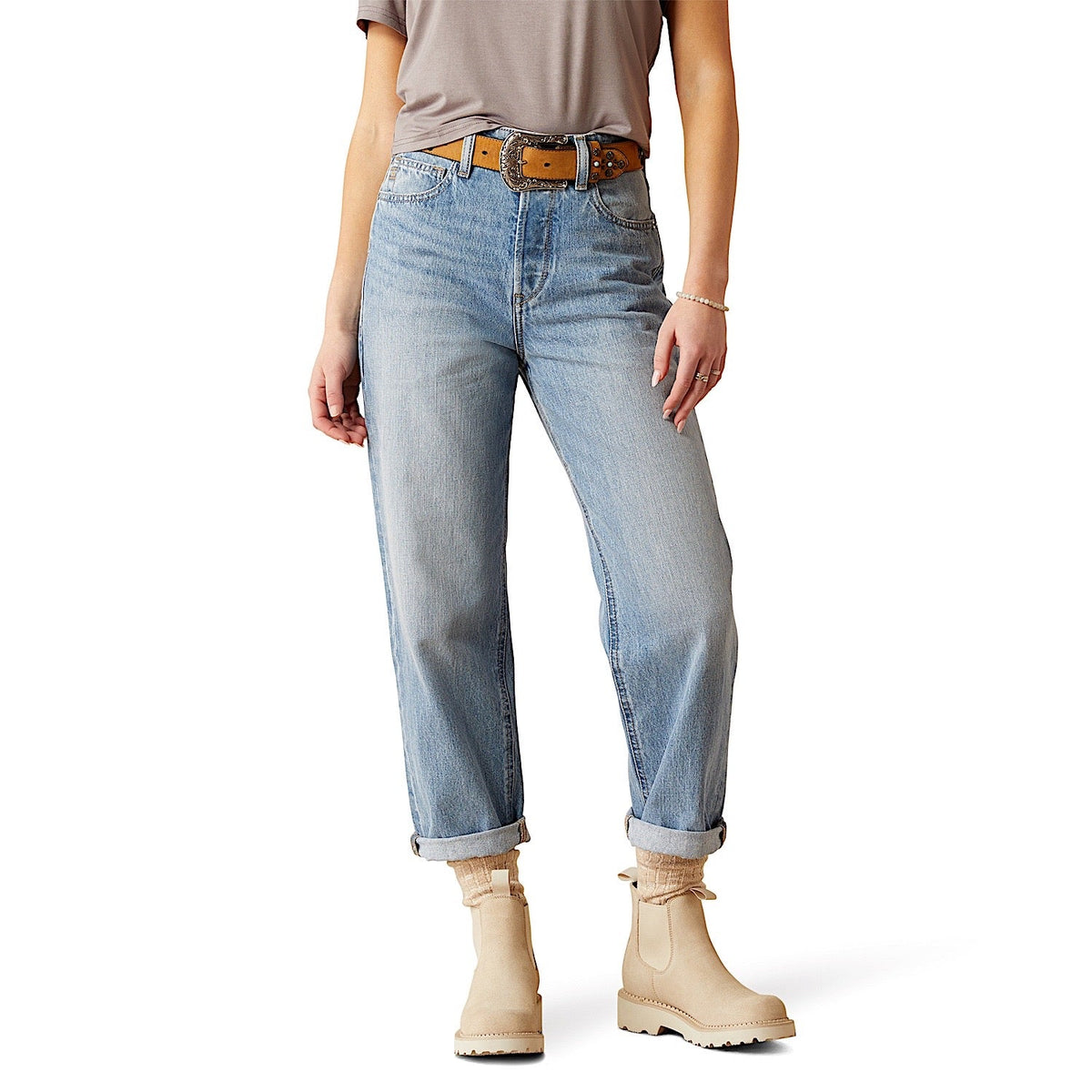 Ariat Women’s Ultra High Rise Tomboy Straight Leg Jean - Concord