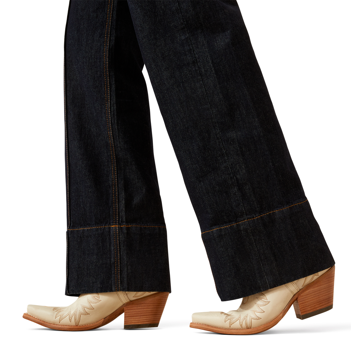 Ariat Womens Ultra High Rise Tomboy Wide Leg Jean - Western
