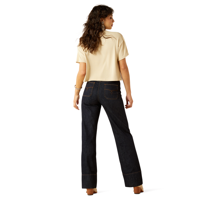 Ariat Womens Ultra High Rise Tomboy Wide Leg Jean - Western