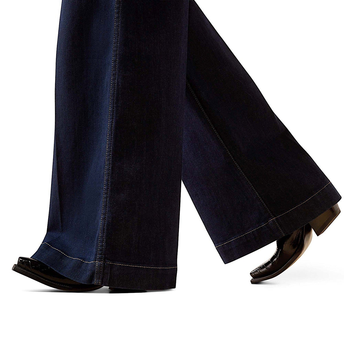 Ariat Womens Ultra High Rise Veronica Wide Leg Jeans - Rinse