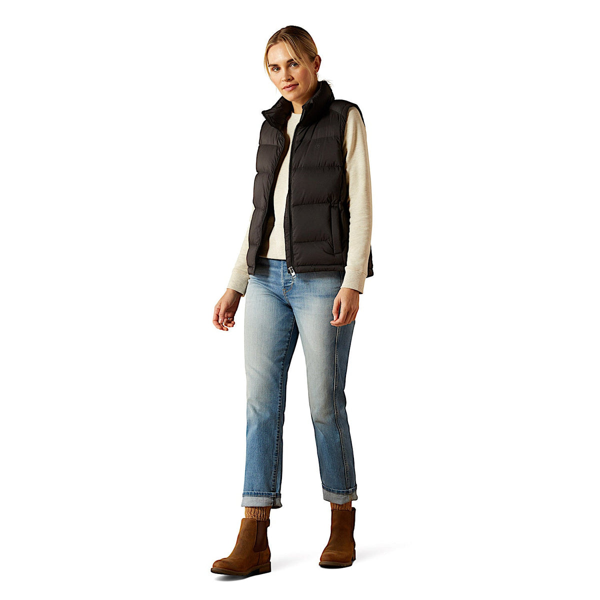 Ariat Womens Ultrapuff Down Vest - Black
