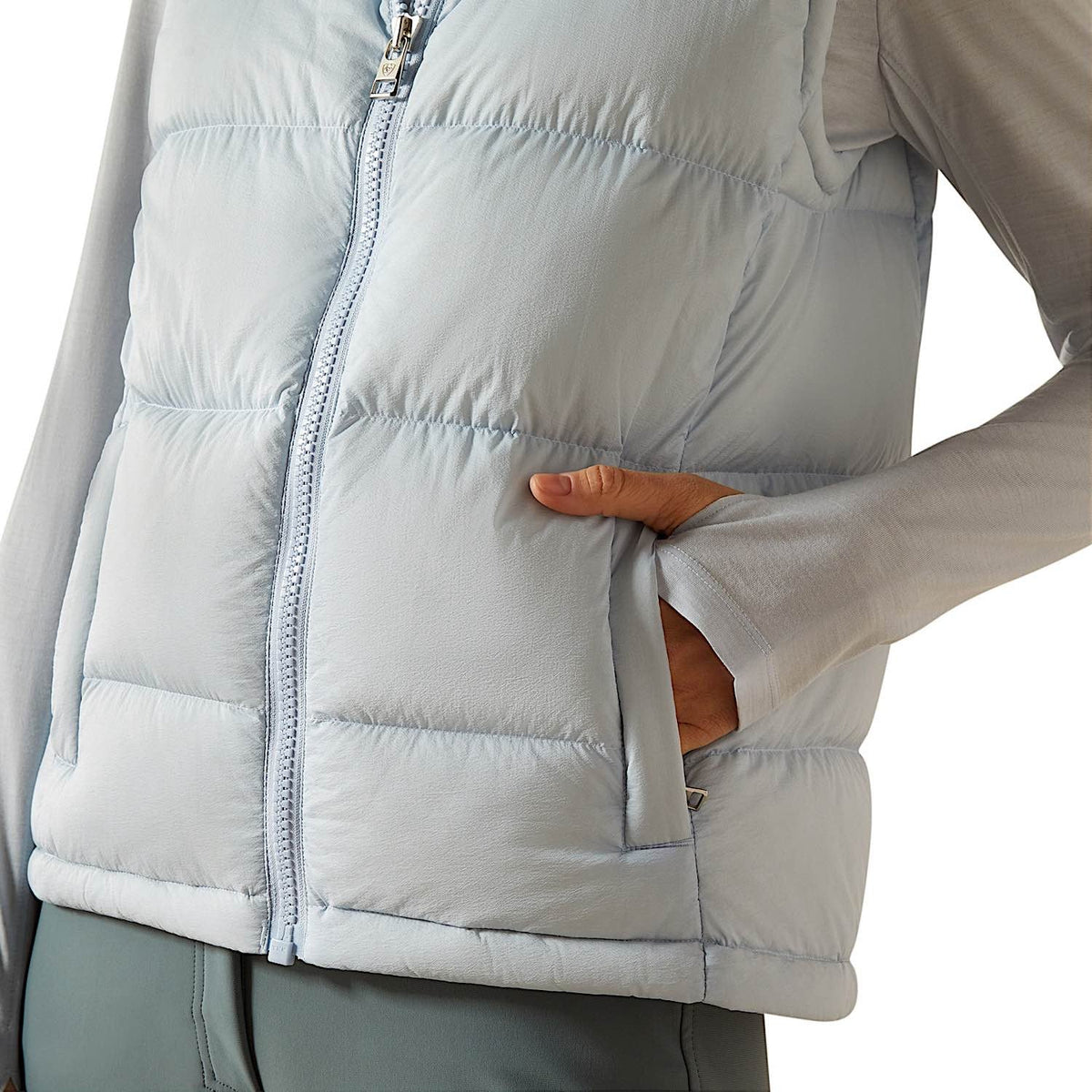 Ariat Womens Ultrapuff Down Vest - Skyway