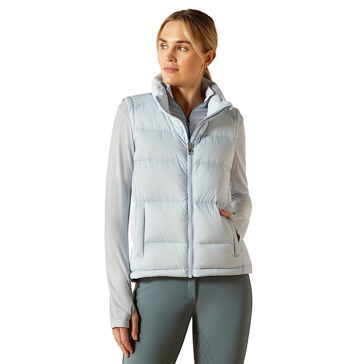 Ariat Womens Ultrapuff Down Vest - Skyway