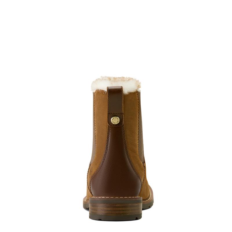 Ariat Women’s Wexford Sherpa Waterproof Chelsea Boot - Amber Brown