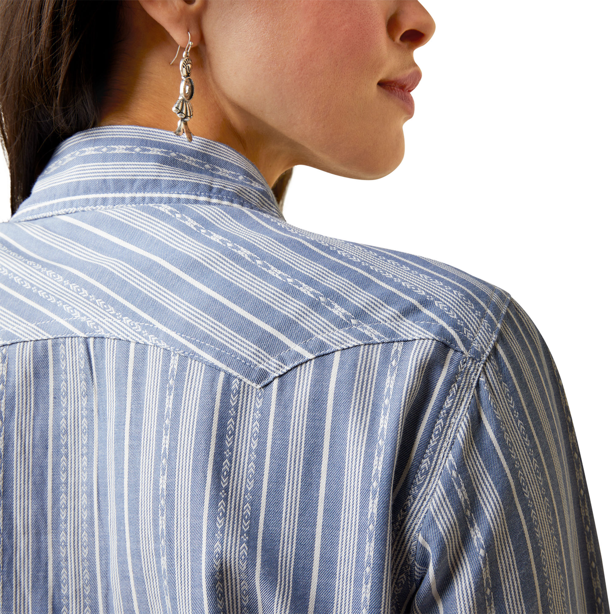 Ariat Womens Windward L/S Shirt Windward Dobby Stripe