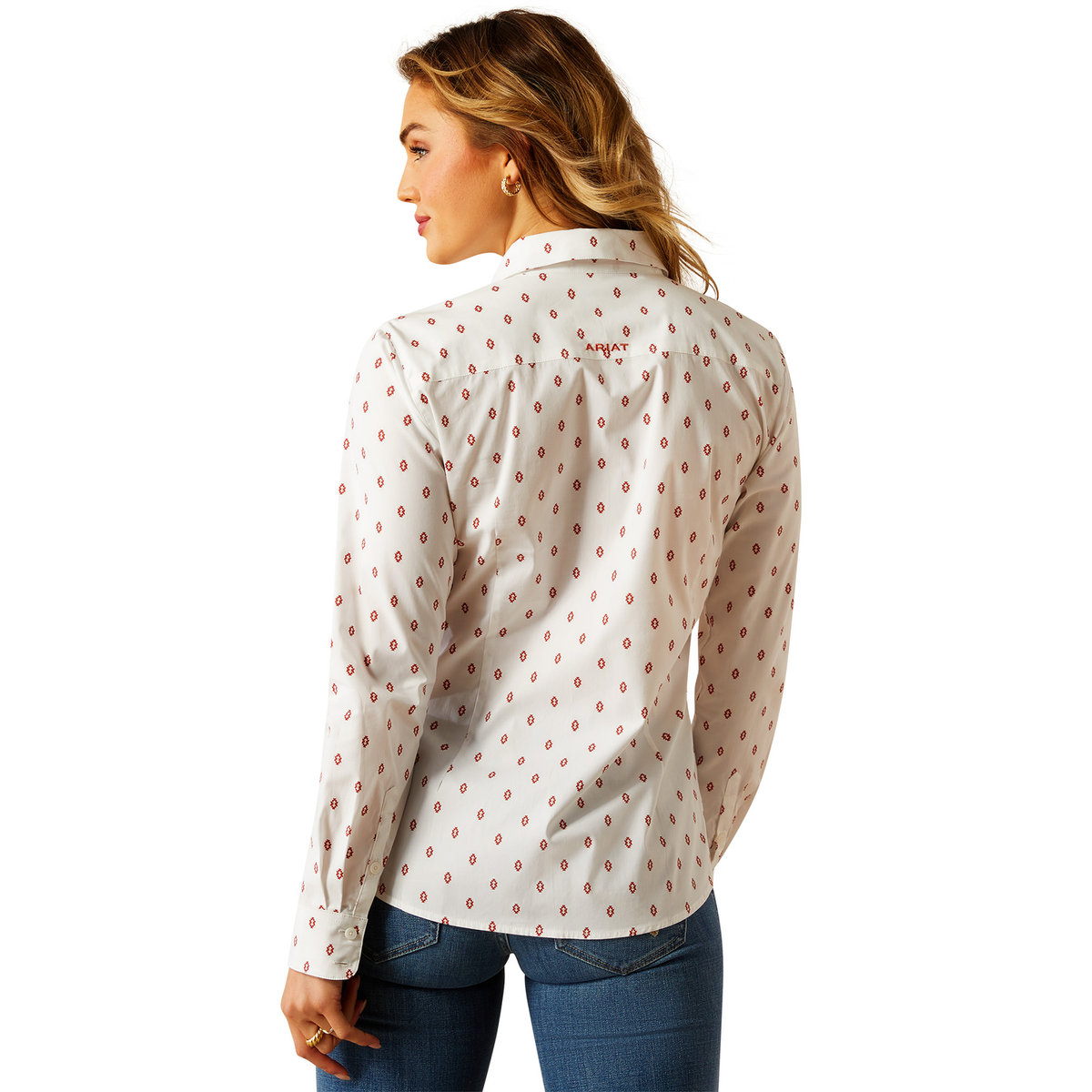 Ariat Womens Wrinkle Resistant Kirby Shirt - Kai Ditsy