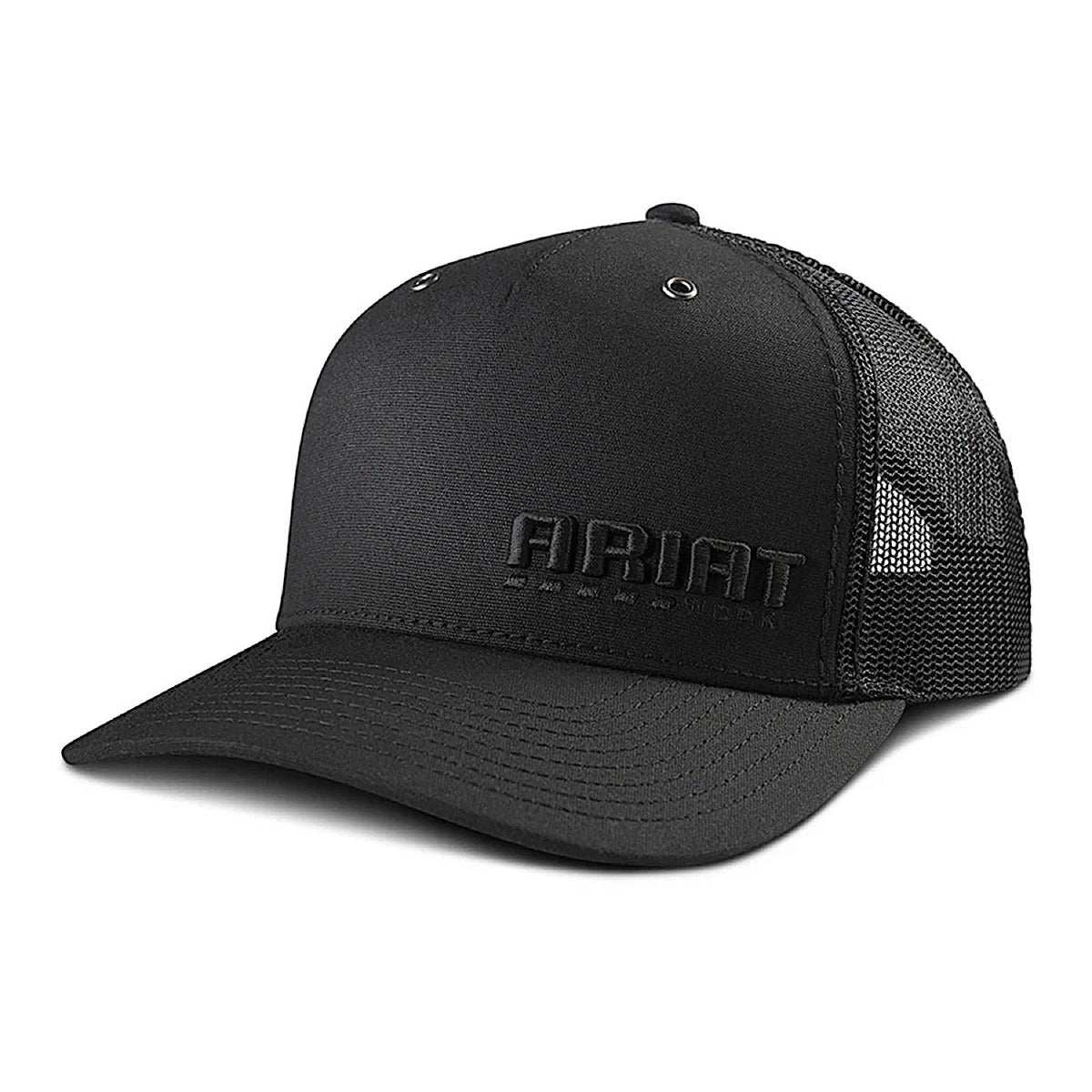 Ariat Work Embroidered Logo Snap Back Cap - Black