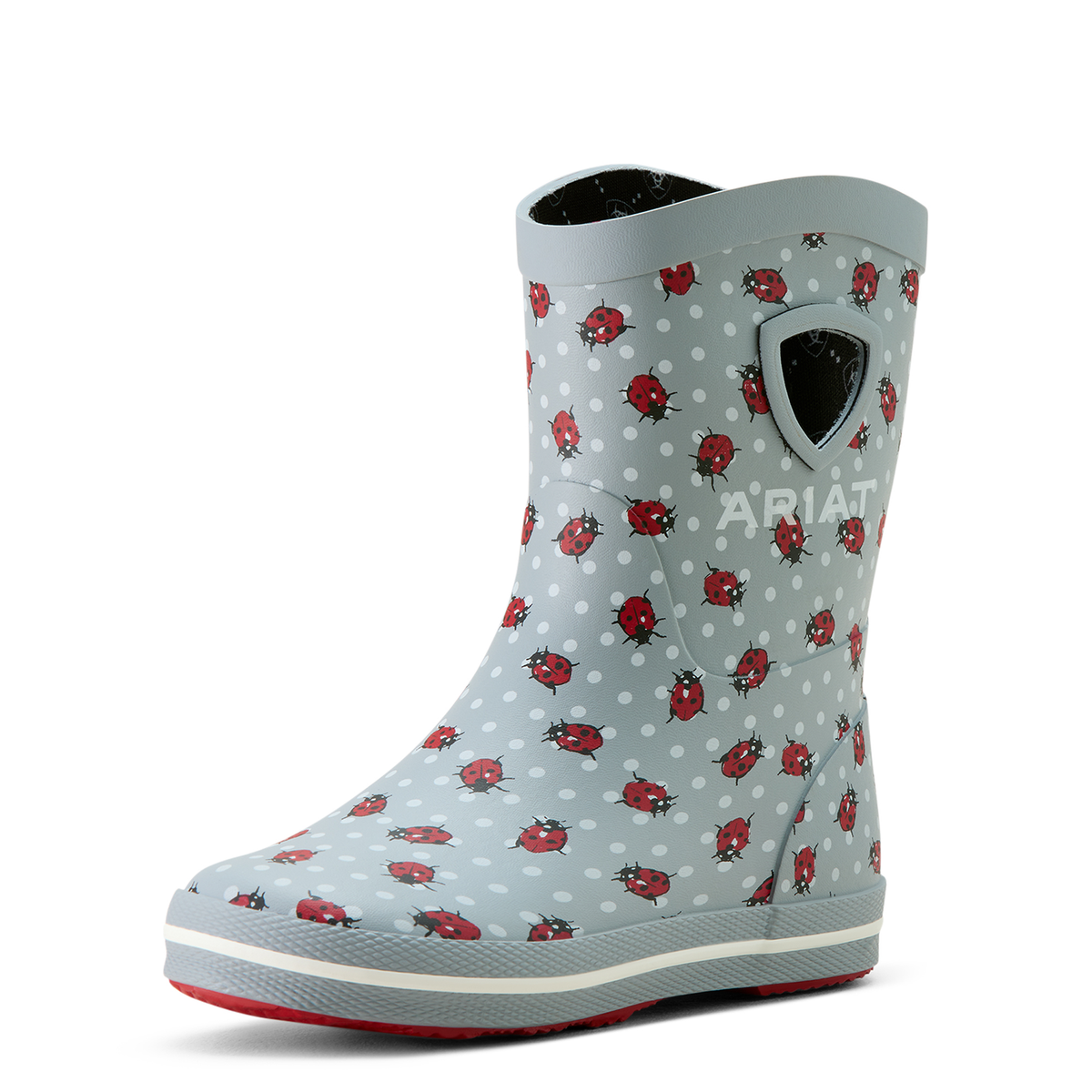 Ariat Youth Kelmarsh Rubber Boot - Lady Bug Print
