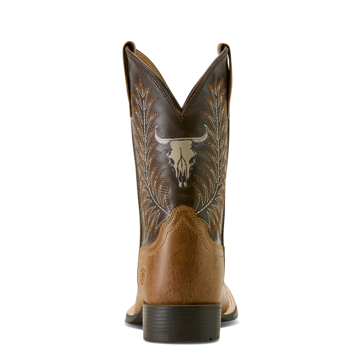 Ariat Youth Stampede Western Boot - Desert Brown/Thunder Brown