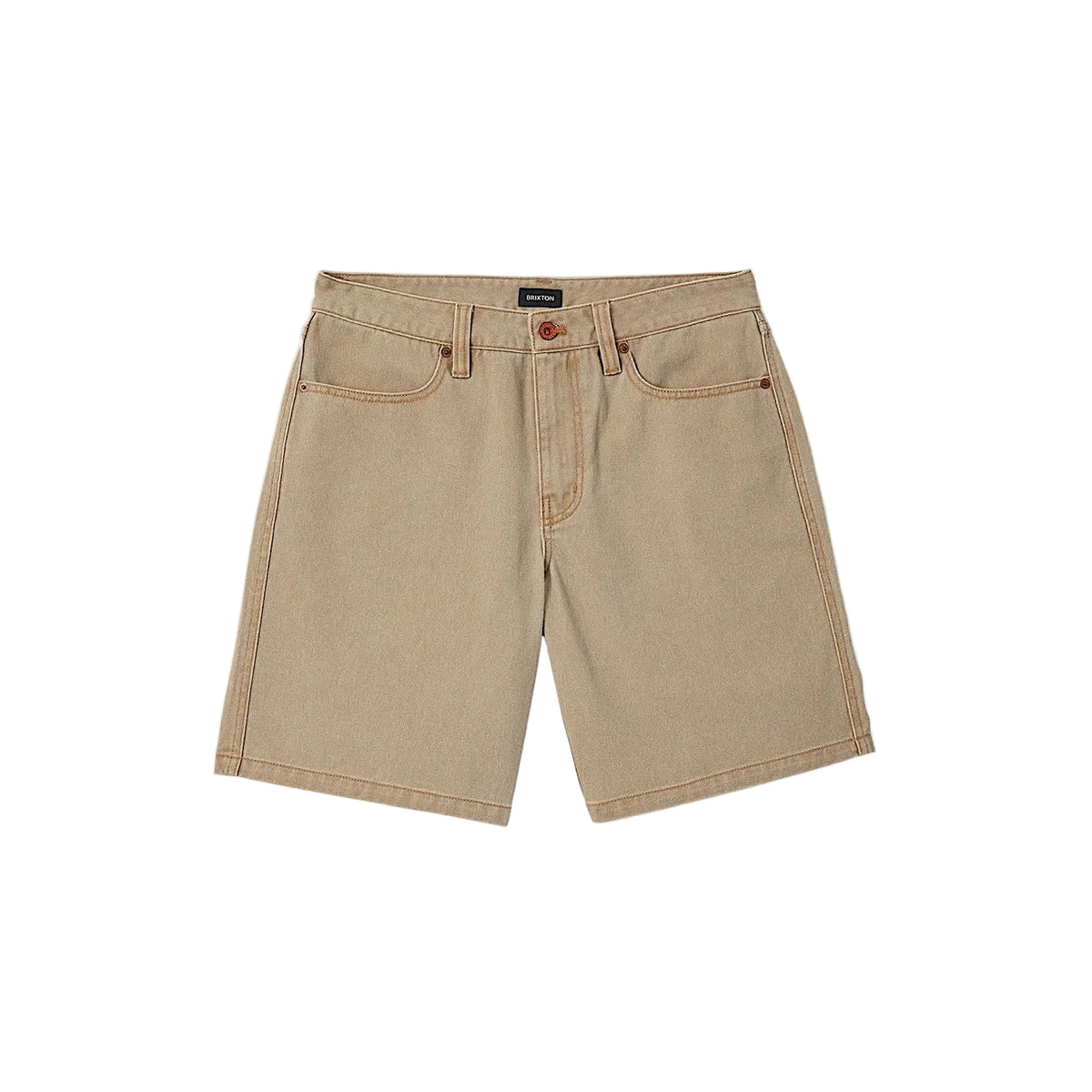 Brixton Men's Relaxed Short - Washed British Khaki