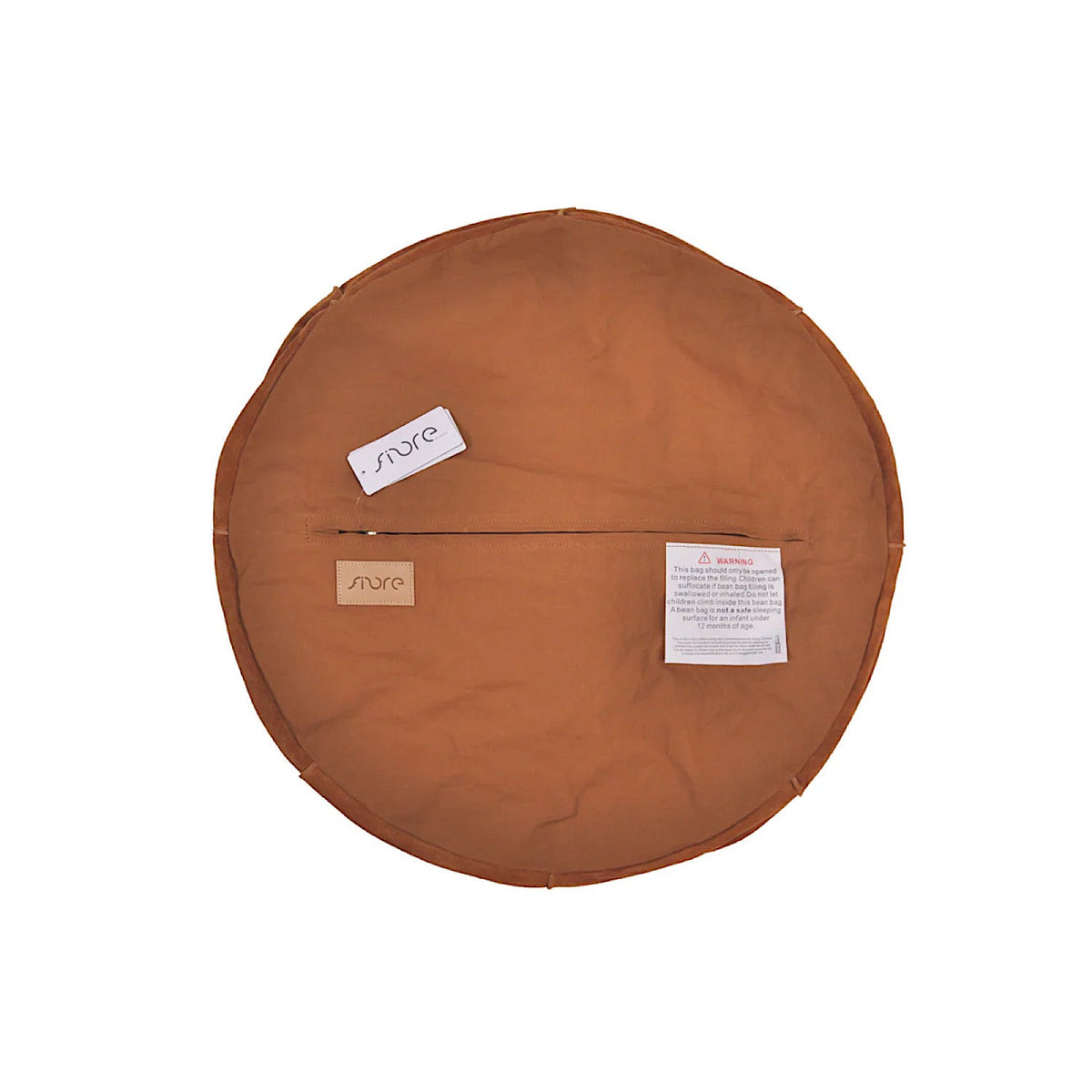 Auskin Willow Ottoman - Camel