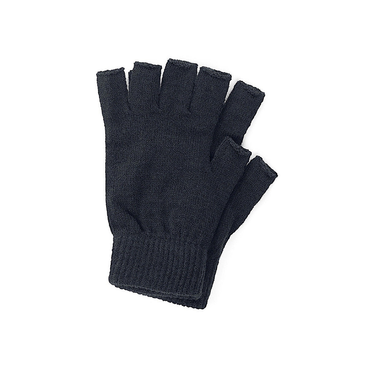 Avenel Anton Fingerless Acrylic Knit Stretch Glove - Navy