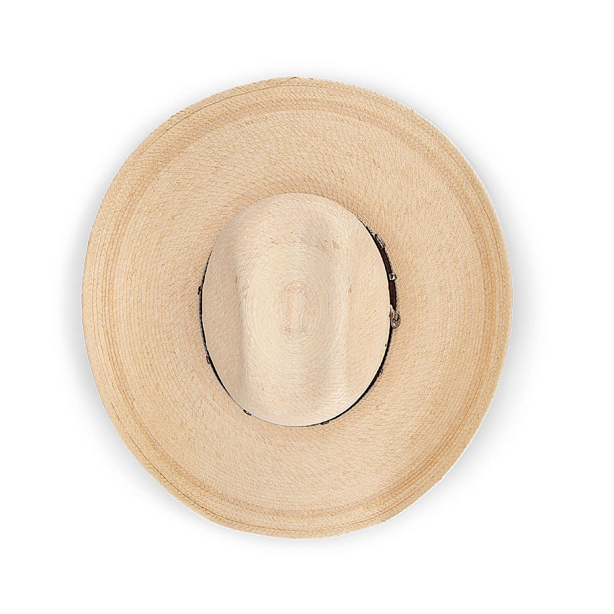 Avenel The Chuck Wagon Guatemalan Palm Leaf Western Hat - Natural