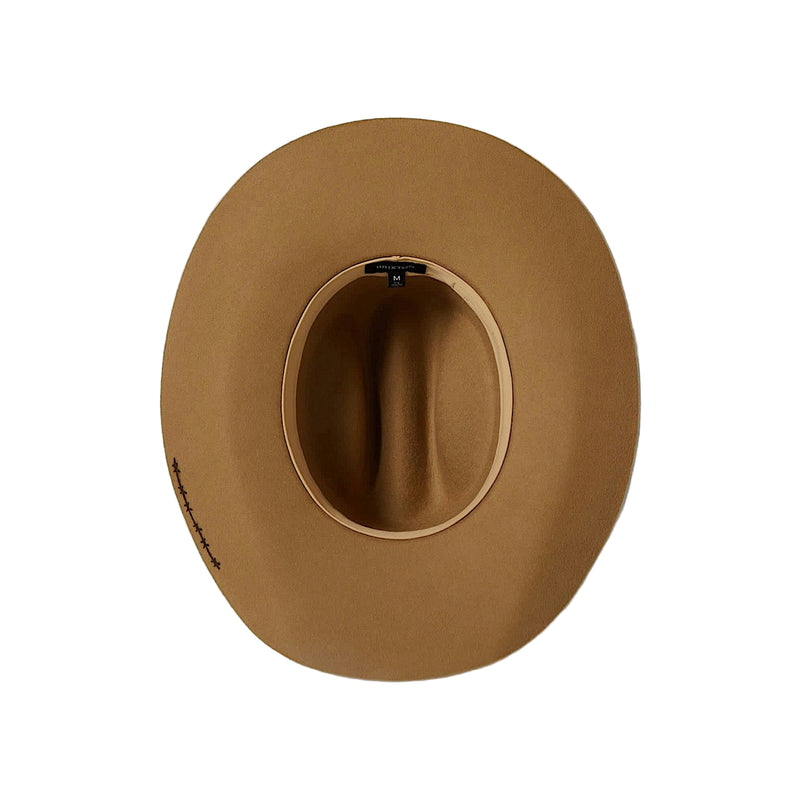 Brixton Laredo Branded Cowboy Hat Antique Bronze