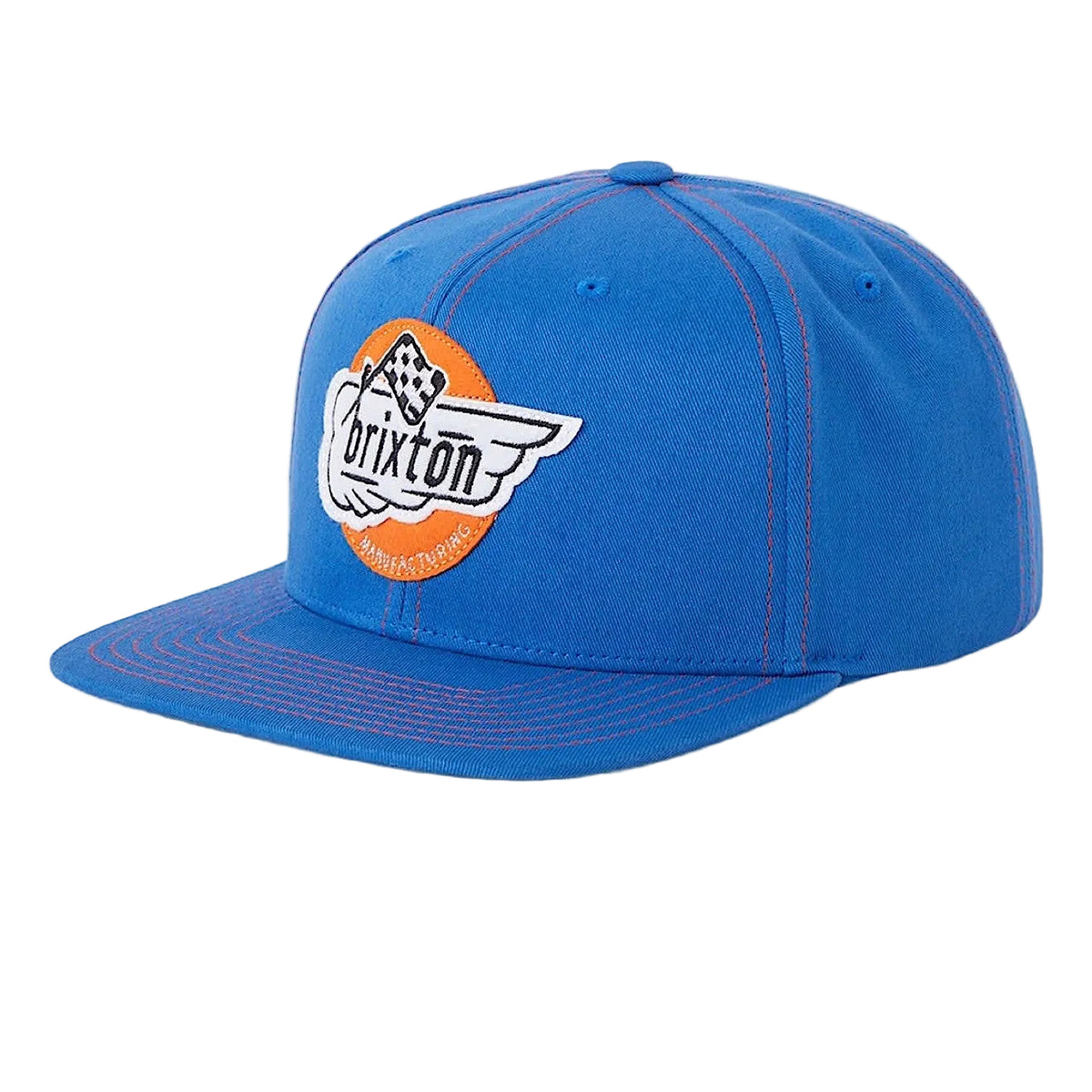 Brixton Heyward Snapback Cap - Electric Indigo