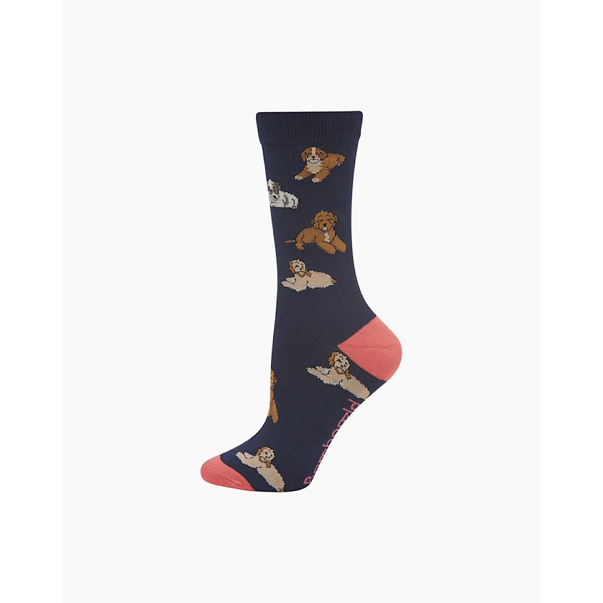 Bamboozld Womens Cavoodles Bamboo Sock Navy