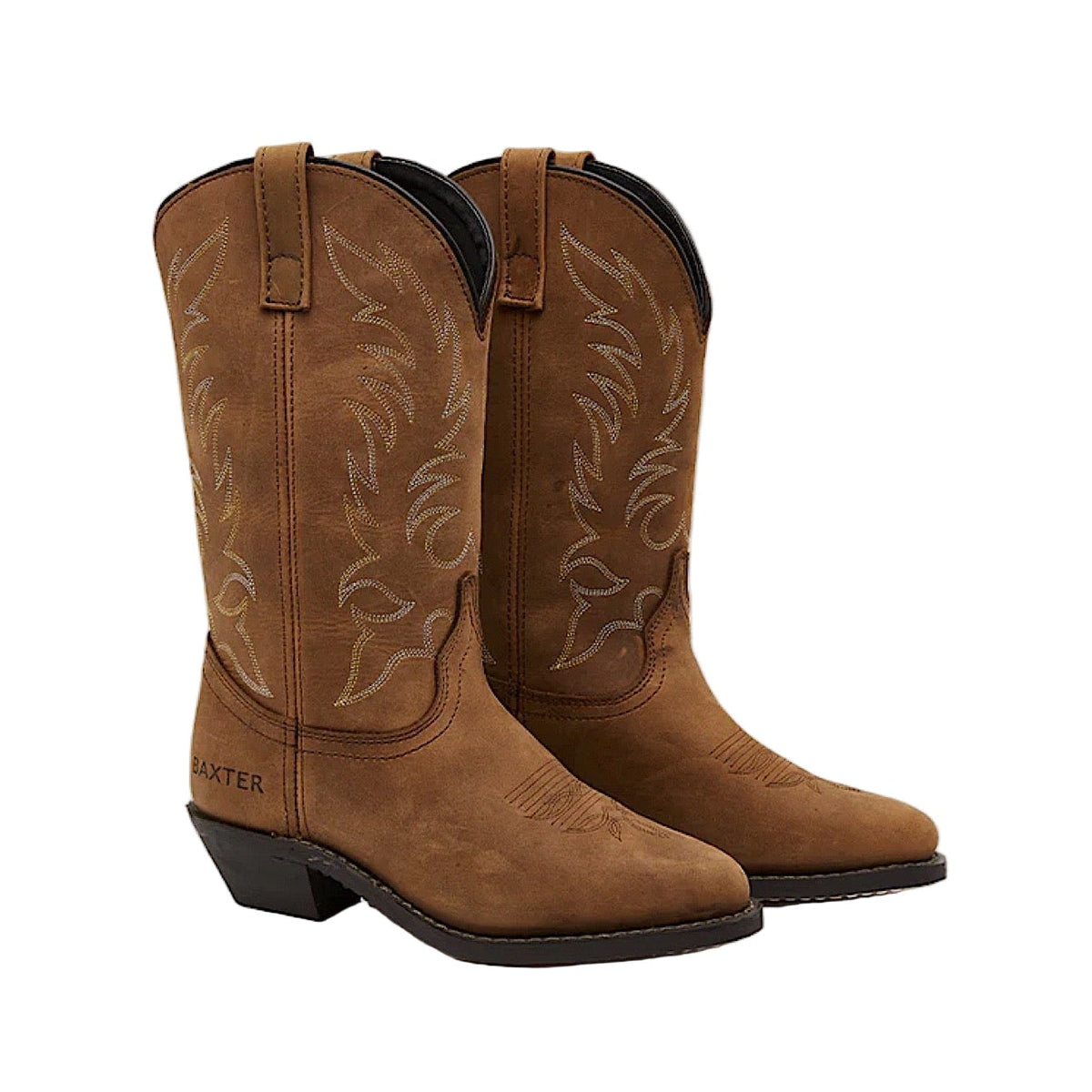 Baxter Women’s Ladies Western Boot - Distressed Tan