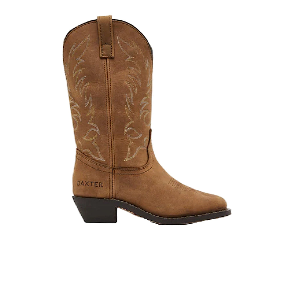 Baxter Women’s Ladies Western Boot - Distressed Tan