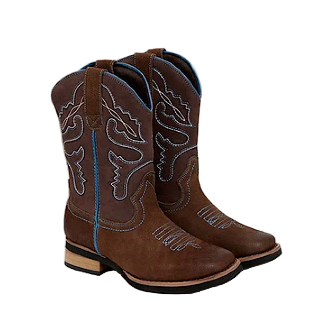 Baxter Youth Western Boots - Brown