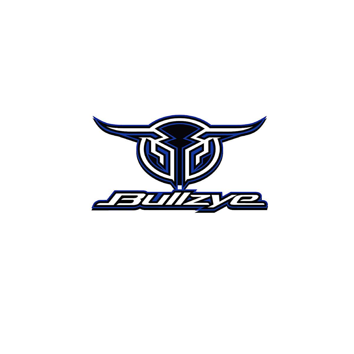 Bullzye Logo Sticker Size A - Blue