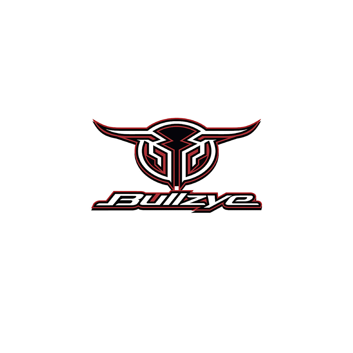 Bullzye Logo Sticker Size A - Red