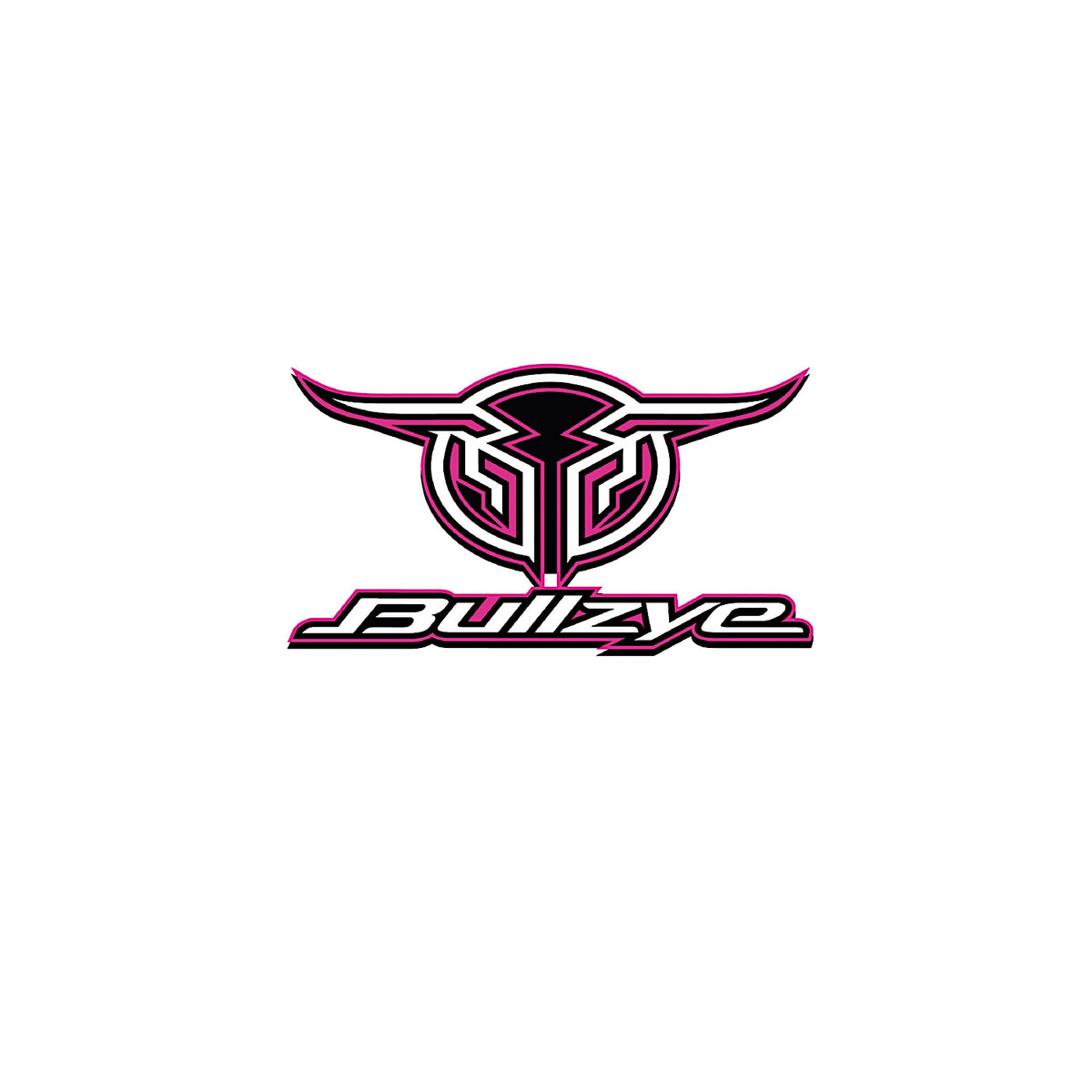Bullzye Logo Sticker Size A - Pink