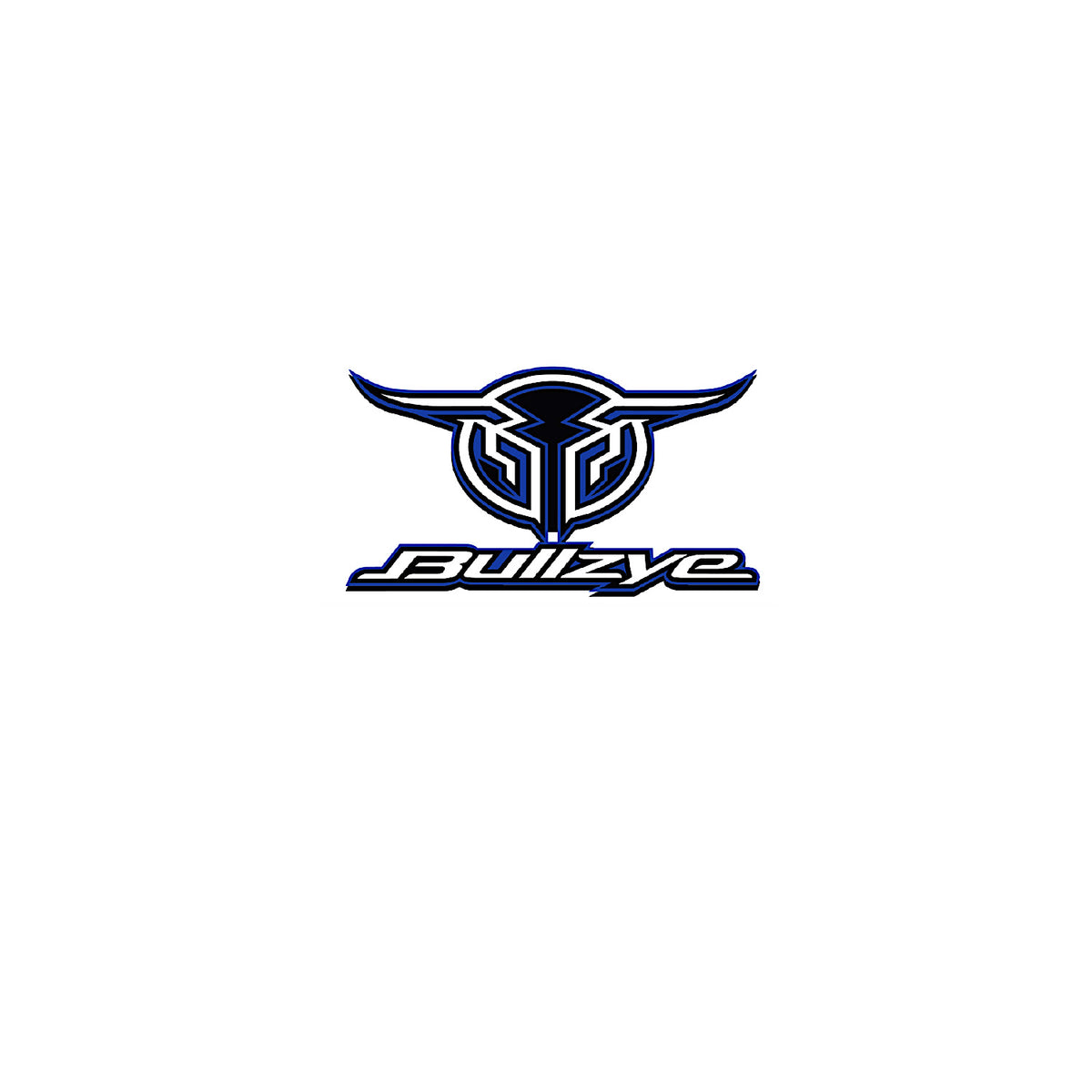 Bullzye Logo Sticker Size B - Blue