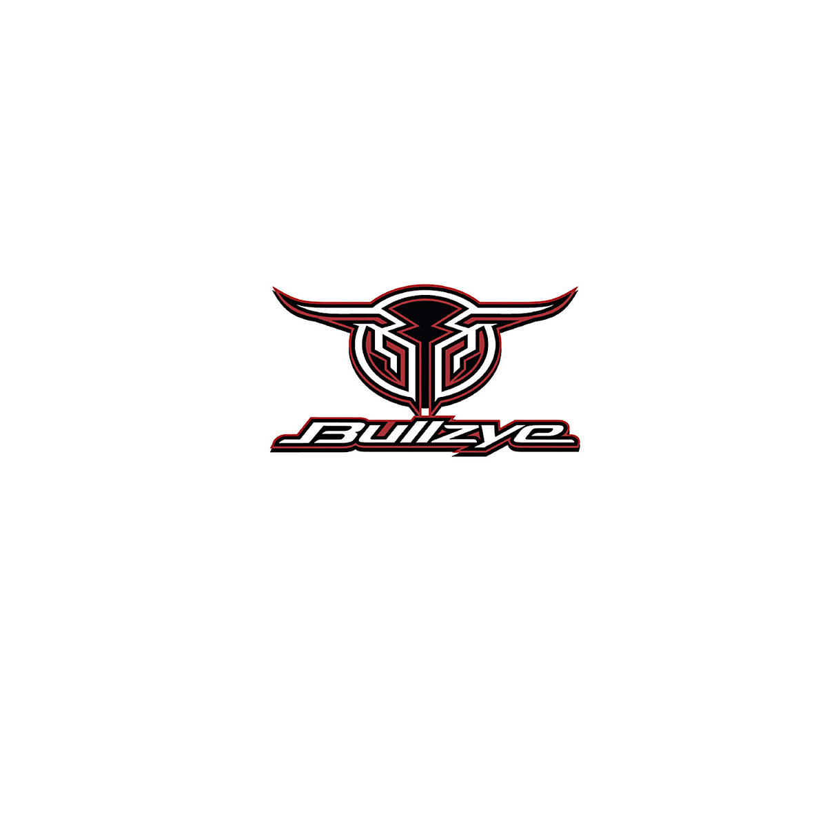 Bullzye Logo Sticker Size B - Red