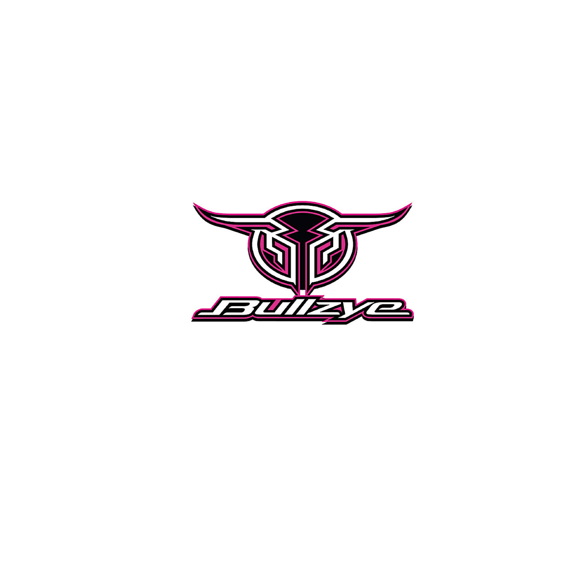 Bullzye Logo Sticker Size B - Pink