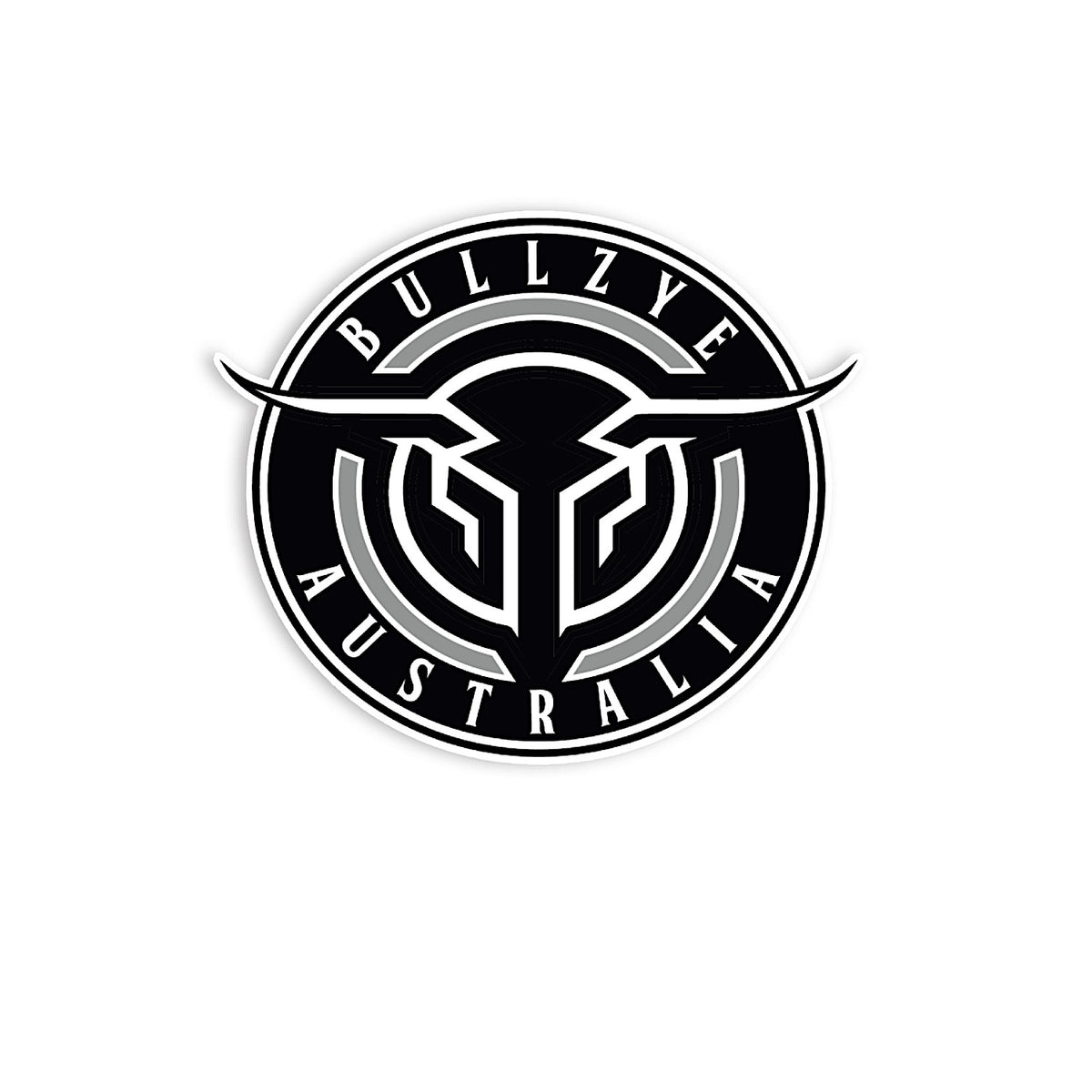 Bullzye Bullring Sticker Size A - Black