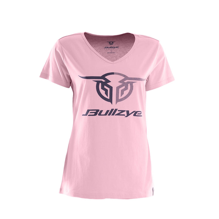 Bullzye Womens Authentic Short Sleeve Tee Pink