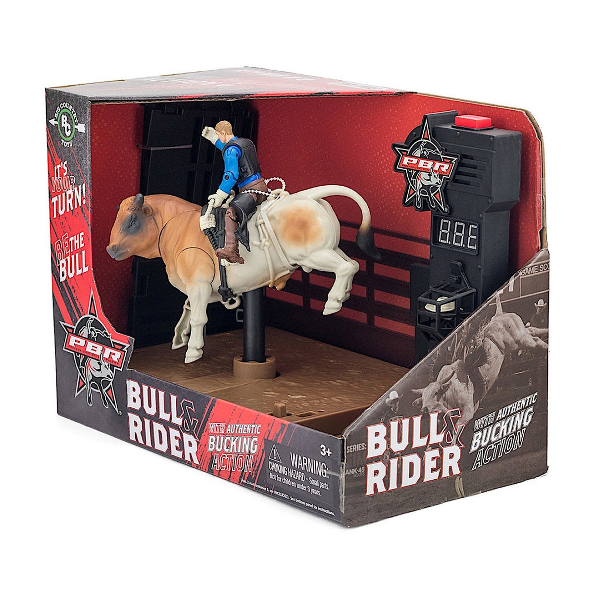 Big Country Toys PBR Bucking Bull & Rider