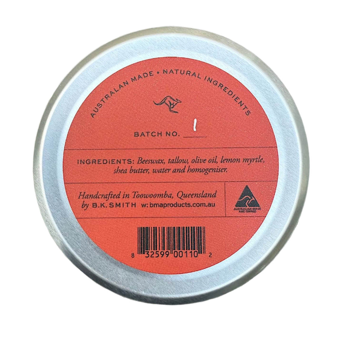 B.K. Smith Australian Made Handsmith Bush Balm - 140g