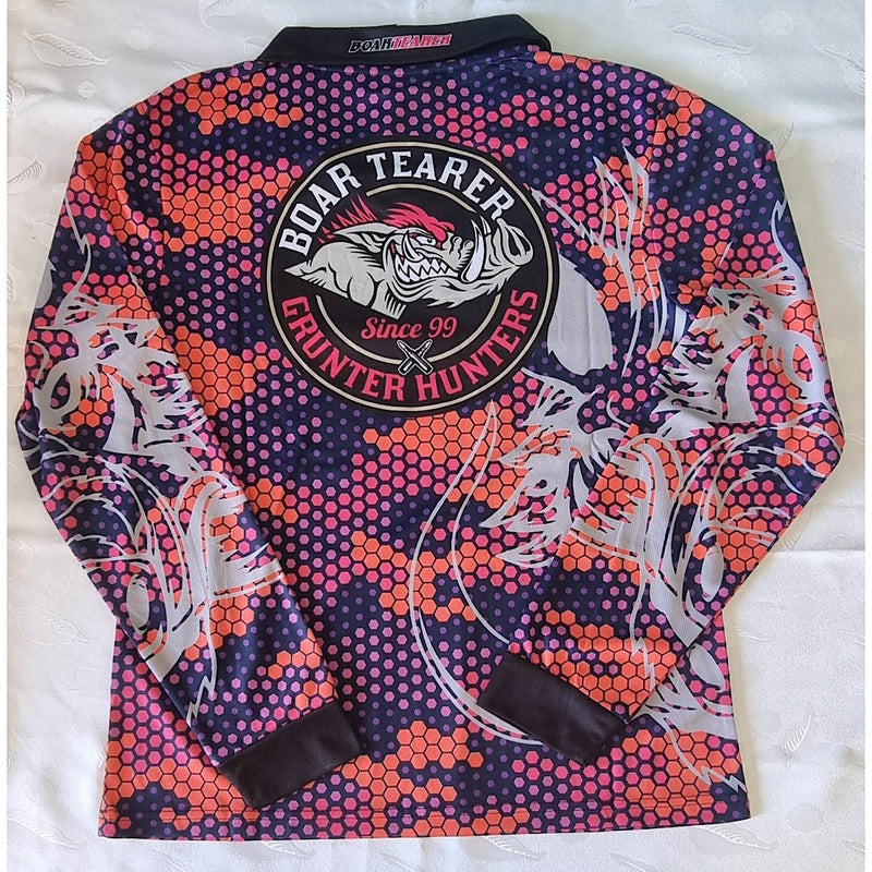 Boar Tearer Womens Blackhall Long Sleeve Top Multi