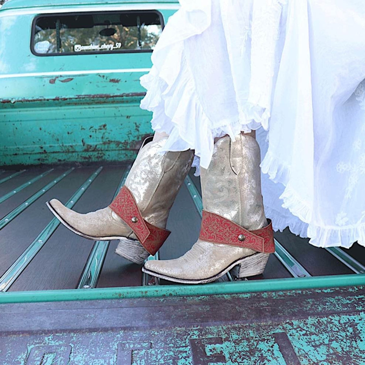 Boot Lassos Blessed - Red