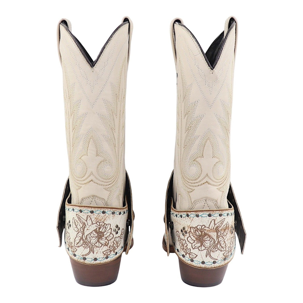 Boot Lassos Hummingbird - Antique White