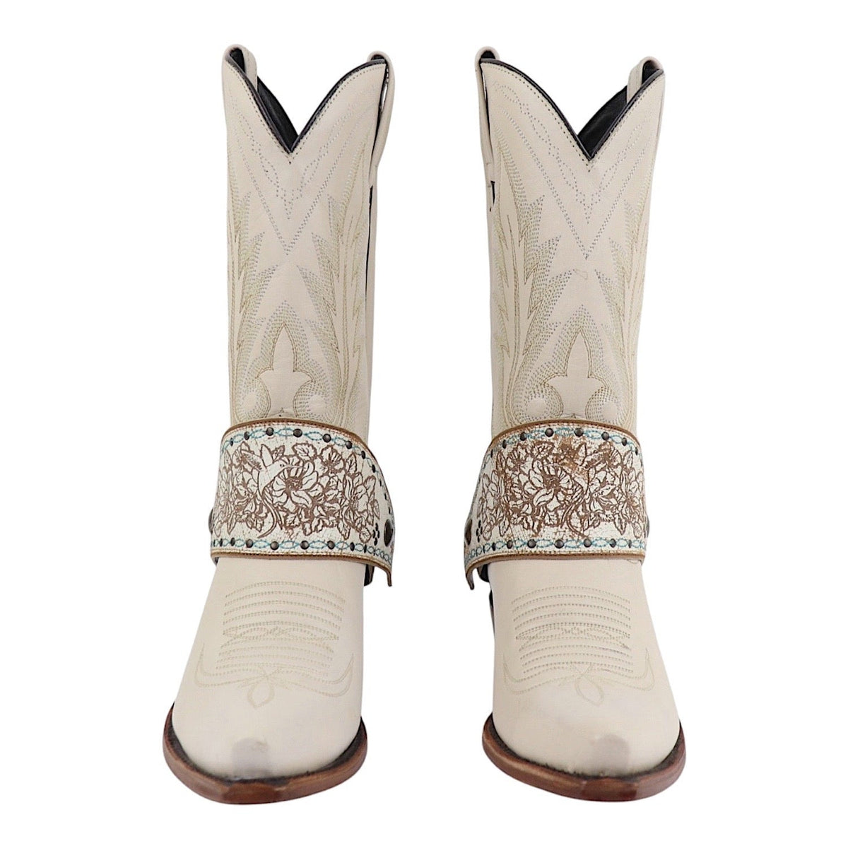 Boot Lassos Hummingbird - Antique White