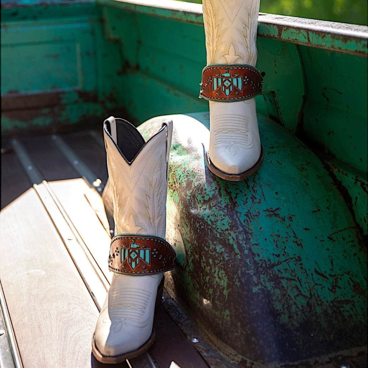 Boot Lassos T-Bird Cut Out - Damiana Orange / Turquoise