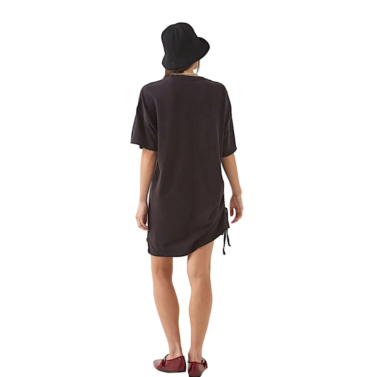 Brixton Women's Carefree Organic Garment Dye Cinch Dress - Black